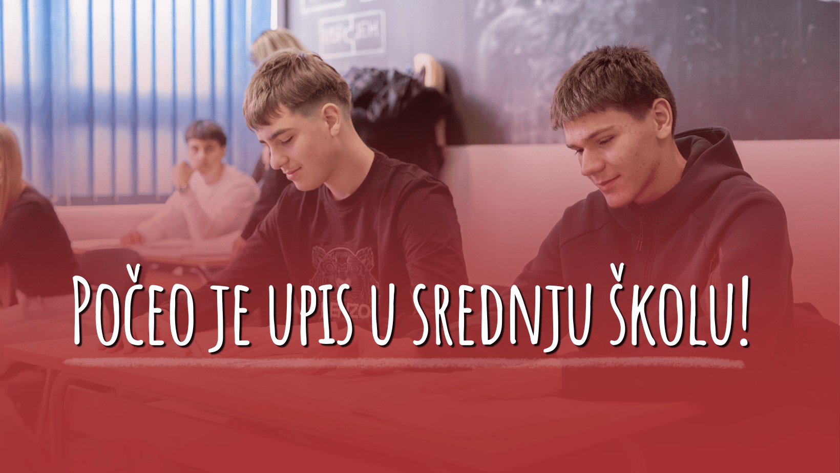 Konkurs za upis učenika u I (prvi) razred srednje škole u školskoj 2026/2027 godini